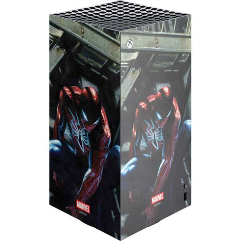 Marvel Spiderman New Suit Spiderman XBox Series X Digital Edition Console Skin